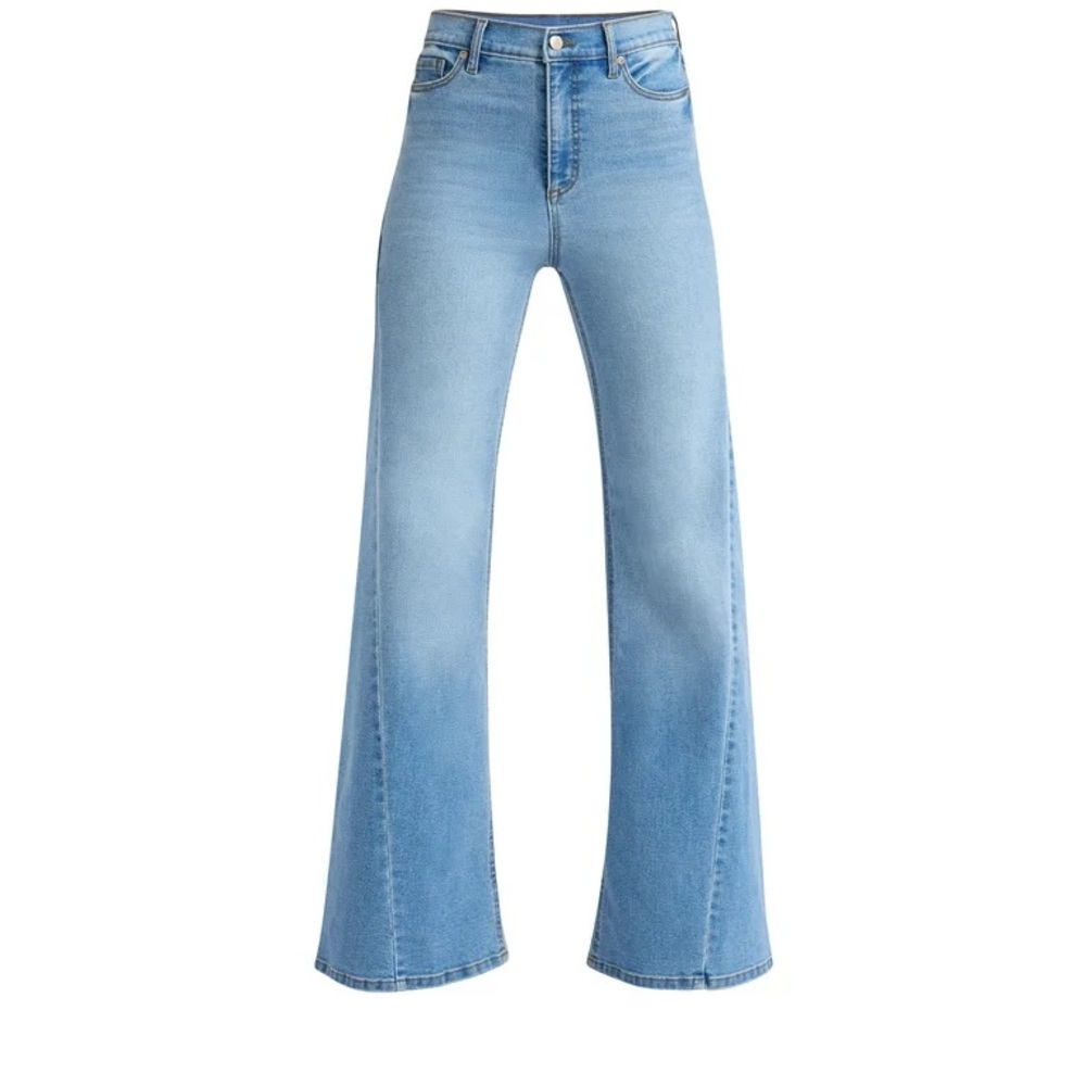Sofia Vergara Women's Margot Tri Inset High Rise Wide Leg Jeans NWT 8 short - Picture 3 of 5